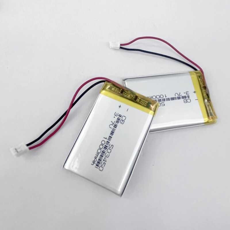 Δ 523450 503450 1000Mah 3.7 โวลต์ลิเธียมโพลิเมอร์แบตเตอรี่สำห