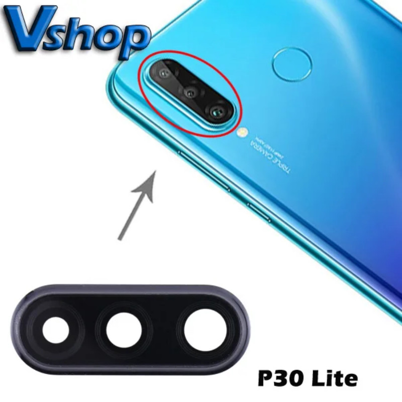 ในสต็อกสําหรับ Huawei P30 Lite ฝาครอบเลนส์กล้องสําหรับ Huawei P30 Lite โทรศัพท์มือถืออะไหล่ทดแทน