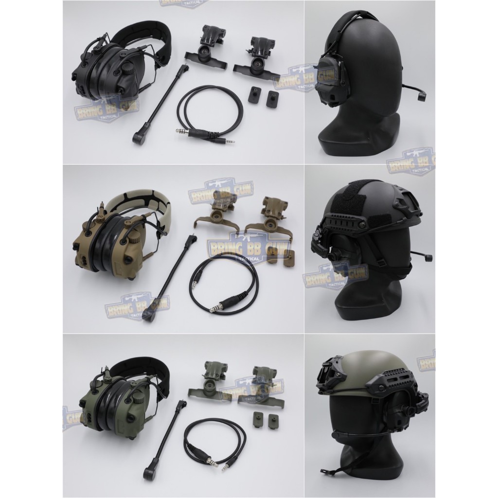 หูฟังสื่อสาร ทรง Ops-Core AMP (FCS tactical communication headset)