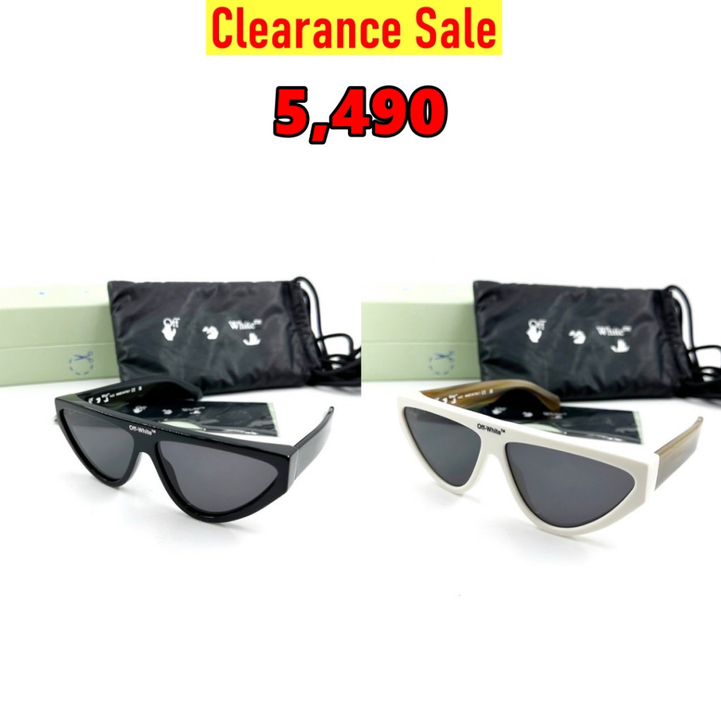 ลดหนักมาก New Off-White sunglasses เเว่นตา แว่นกันแดด ออฟไวท์ ของแท้ แบรนด์เนม ผู้หญิง ผู้ชาย