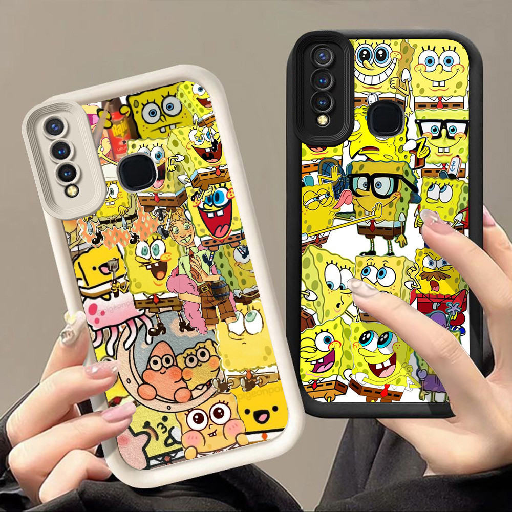 เคสสําหรับ VIVO Y93 Y15 V15 Y12 Y50 Y17 Y91 Y95 Z1 V9 Y91C Y30 Y30i T1 5G Y91i Y19 Pro Q-65 spongebo