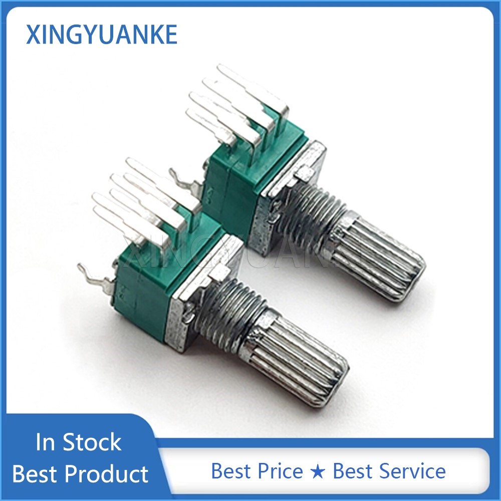 2 ชิ้น/ล็อต RK097G 097 ประเภทแนวตั้ง Double Potentiometer A10K A103 A20K A203 A50K A503 A100K A104 B