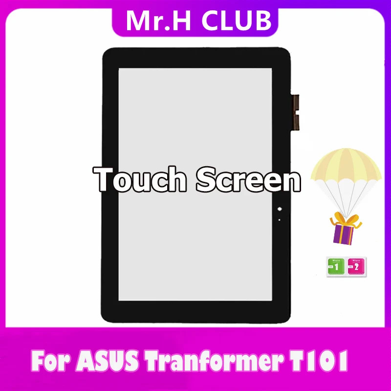 ในสต็อก Touch สําหรับ ASUS Transformer Book T101 HA T101H T101HA Touch Screen Digitizer Assembly สํา