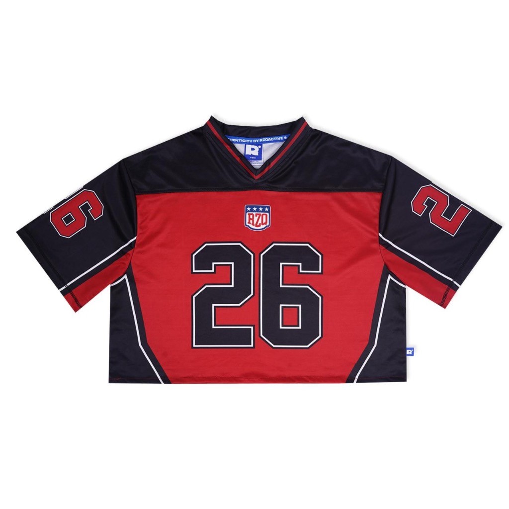 2024 (ชื่อและหมายเลขแบบกําหนดเองฟรี) Rzq Active / Mersin 26 / Jersey Croptop / Oversize / Y2k / Nfl 