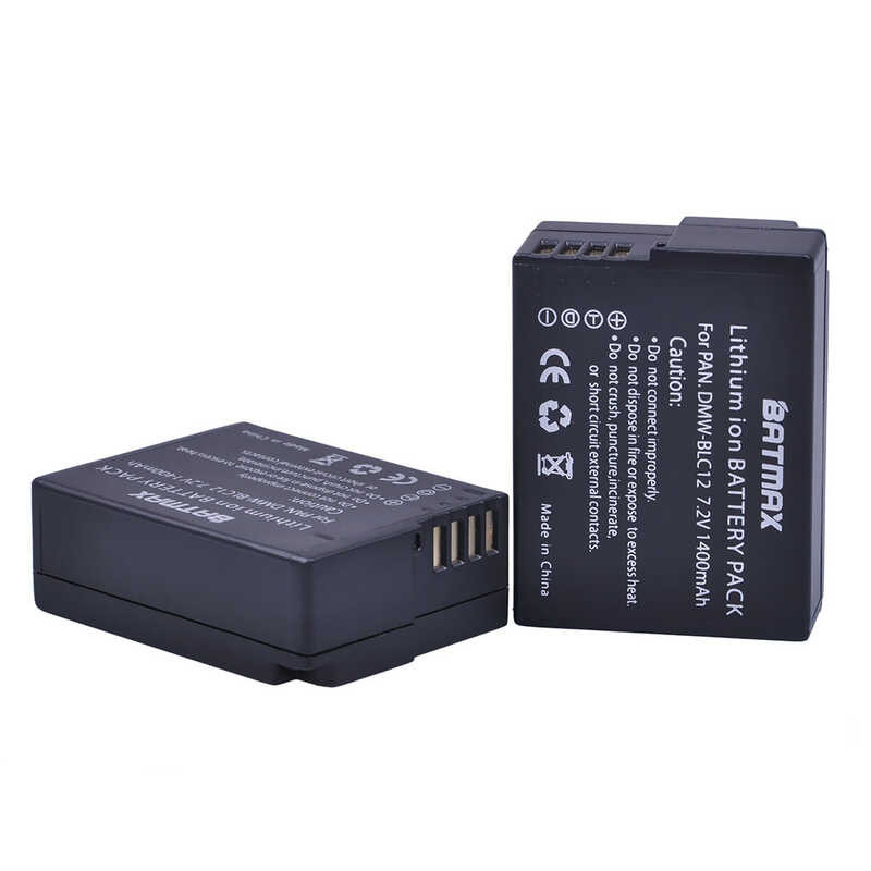 Δ 2 X Dmw-Blc12 Dmw-Blc12e Blc12 แบตเตอรี่ + เครื่องชาร์จ USB LCD สำหร