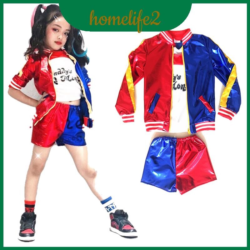 ชุดคอสเพลย์เด็กสไตล์ Quinn Harley จาก Suicide Squad