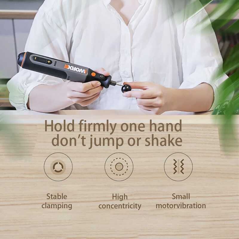 ▥  8V โรตารี่ Wx750 Wx106 ไร้สายมินิสว่านแกะสลักบดและขั