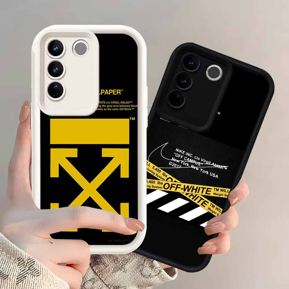 Z-10 off white white Black Casing สําหรับ VIVO Y81s V29E V29 Y81 Y100 Pro Case