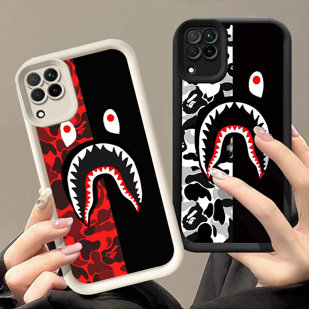SAMSUNG เคสสําหรับSamsung M15 M04 A22 F04 A12 A06 A04E A05 A04 5G Q-49 bape shark