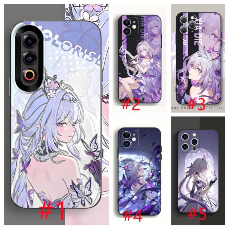 สําหรับ POCO X8 F8 M8 F7 C85 M7 C71 X3 X4 M4 X6 Pro Max NFC 4G 5G MY1 สีดําเคสโทรศัพท์นุ่ม Honkai : 