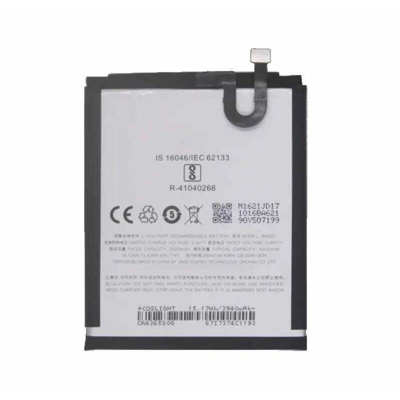 ▥ 1X4000mah Ba621 เปลี่ยนแบตเตอรี่สําหรับ Meizu Note5/M5 หมายเหตุ M621n M621q M621h M621m แบตเต