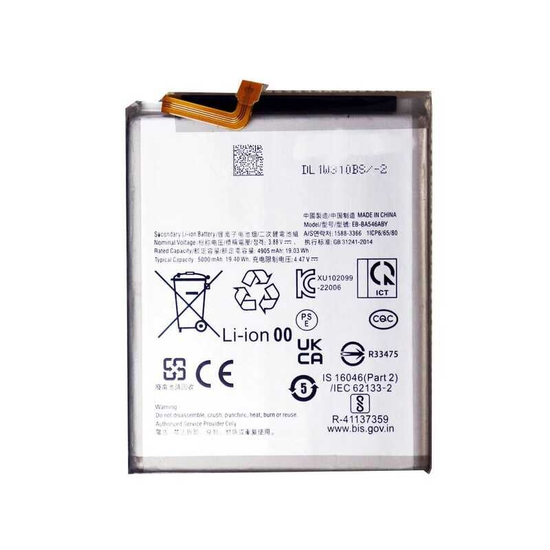 ▥ Flash Sales Eb-Ba546aby 5000Mah Rechargeable Batteries For Samsung A54 A546/Galaxy A34 5G A34