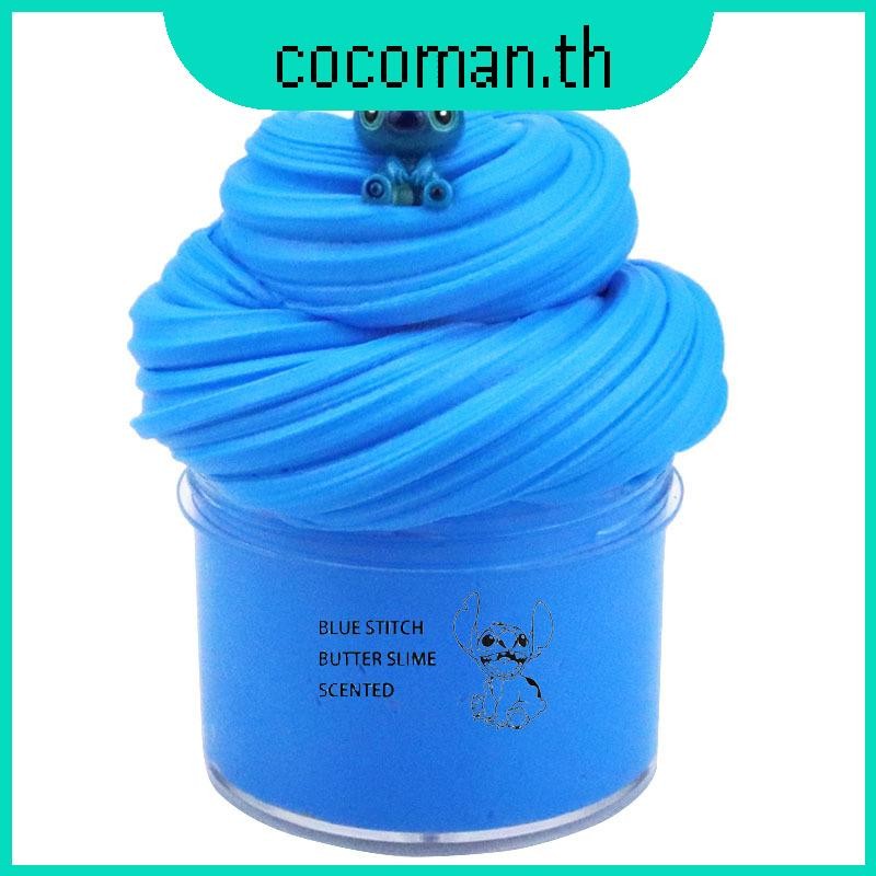 Slime Kit Cloud Stitch Peachybbies Rainbow Lemon Fluffy Slime ความเครียดบรรเทาของเล่น