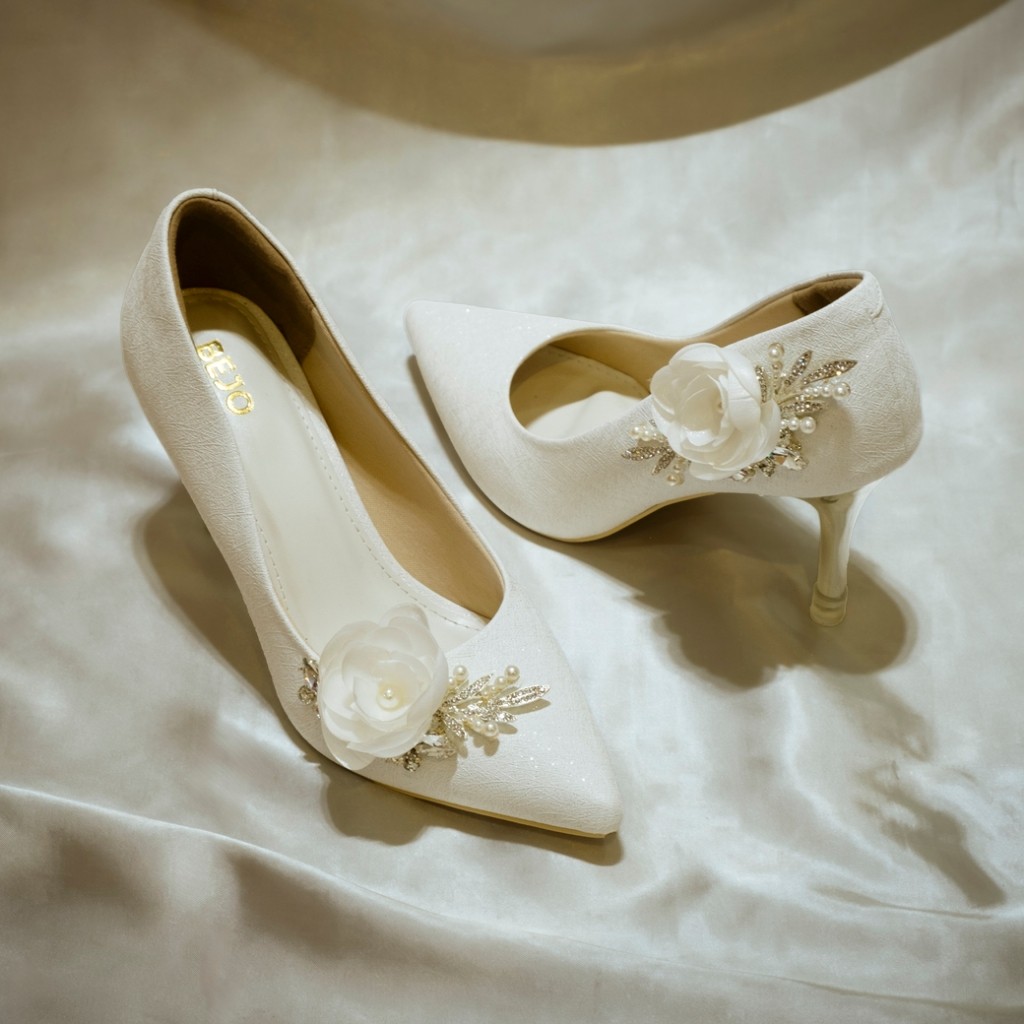 Bejo H85 รองเท้าแต่งงานสุดหรู.G.04 กุหลาบใหญ่