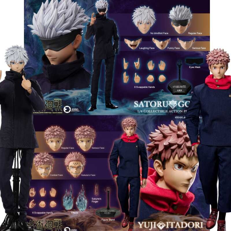 ◆ มีสินค้า Asmus Toys ดั้งเดิม Satoru Gojo Jujutsu Kaisen 1/6 Action Manikin Jj
