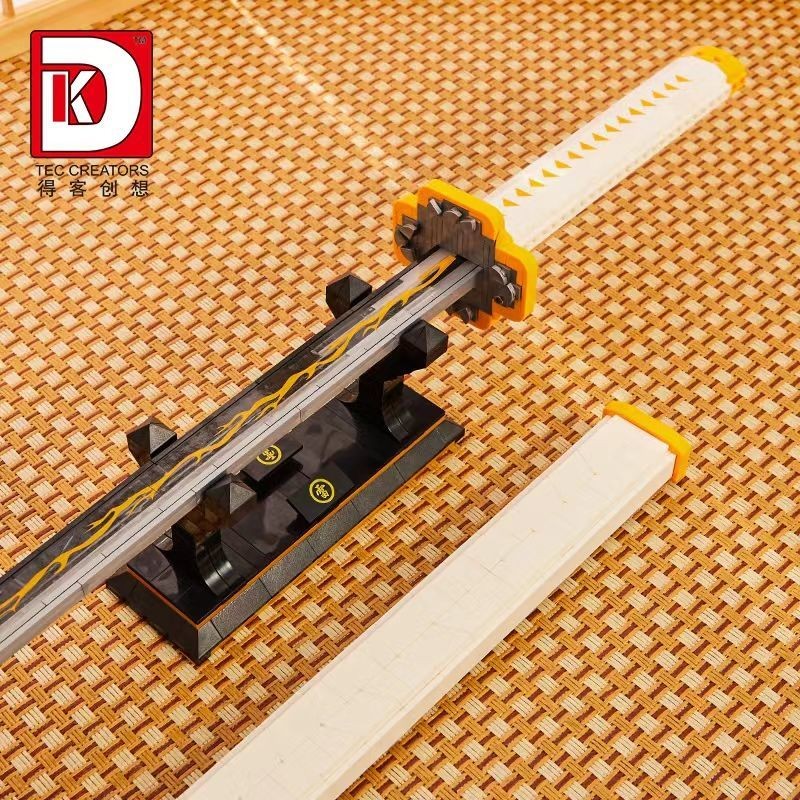 ใช้งานร่วมกับ LEGO Sword Tokitoru Muichiro Building Blocks ประกอบเครื่องประดับที่ให้ความรู้สึกถึงเท