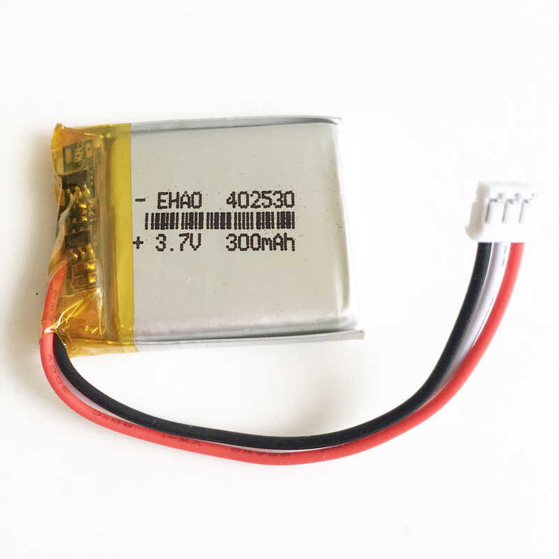 Δ 5 ชิ้น 3.7V 300Mah Li-Polymer Lipo แบตเตอรี่แบบชาร์จไฟได้ 402530 +
