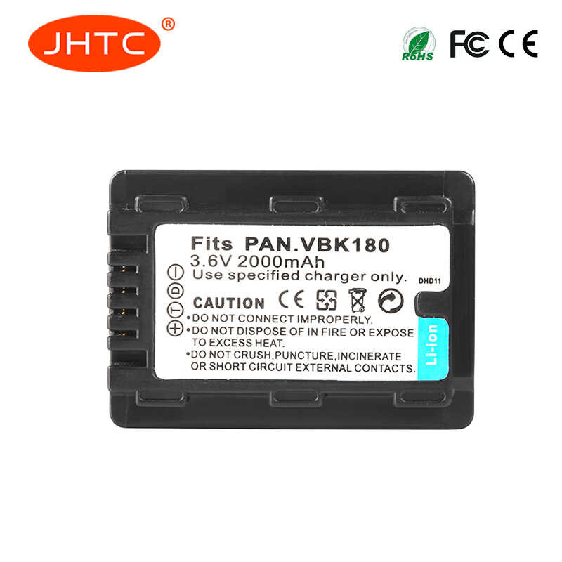 Δ แบตเตอรี่ VW Vbk180 2000Mah สำหรับ Hc-V700mgk, Hc-V10gk, Hc-V100mgk Hc-V500gk