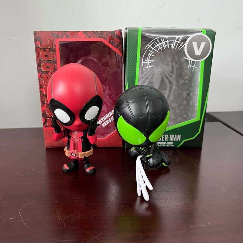 ◆ Δ ตุ๊กตา สีเขียว ซูเปอร์ฮีโร่ Spiderman Dead Service ท่าทาง E