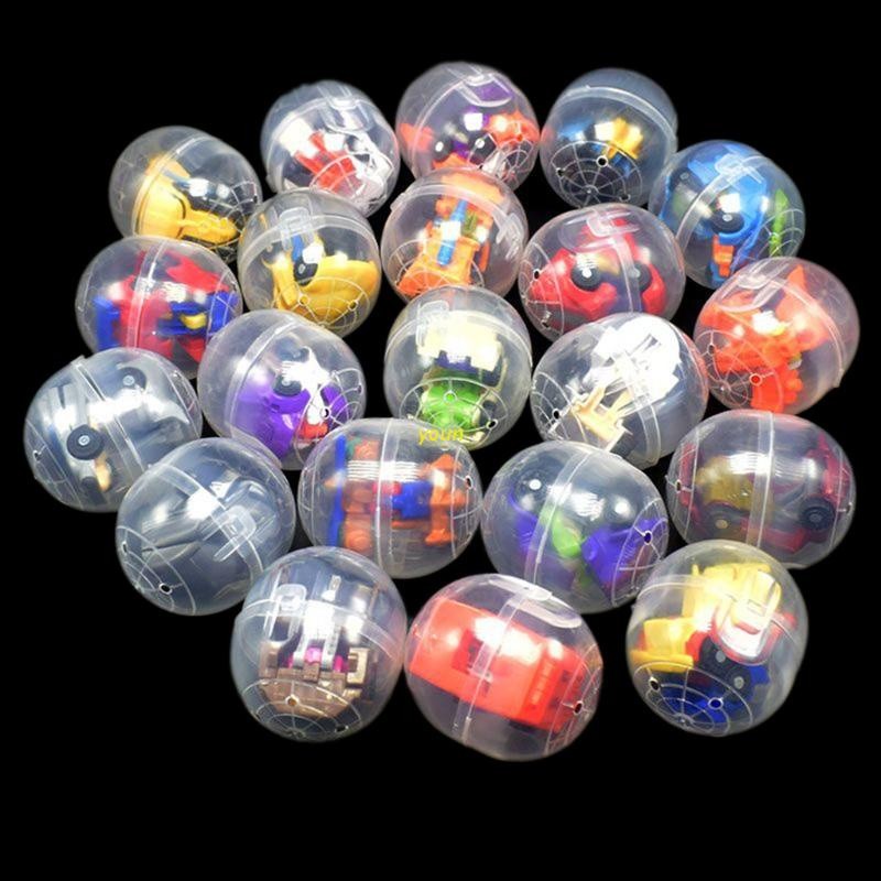 ในสต็อก youn Mini Deformable Robot Surprise Eggs Surprise Ball Surprise Doll Gashapon Gift