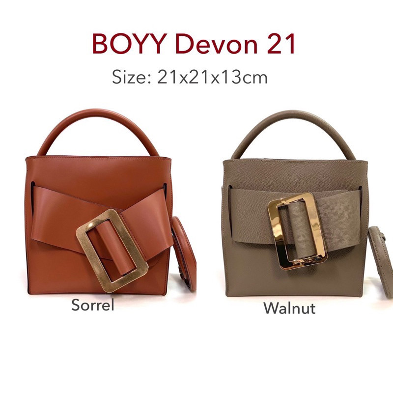 Boyy Bag Devon 21 All Colors  รบกวนทักมาสอบถามก่อนกดสั่งซื้อ