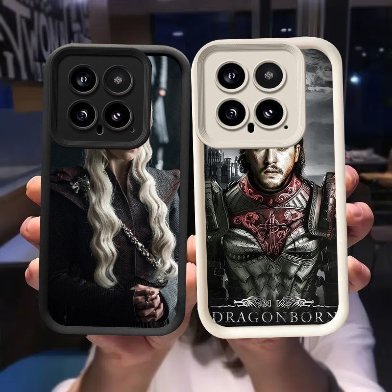 O-54 Thrones Case สําหรับ Xiaomi 13T 14 14T Pro สีดําและสีขาว