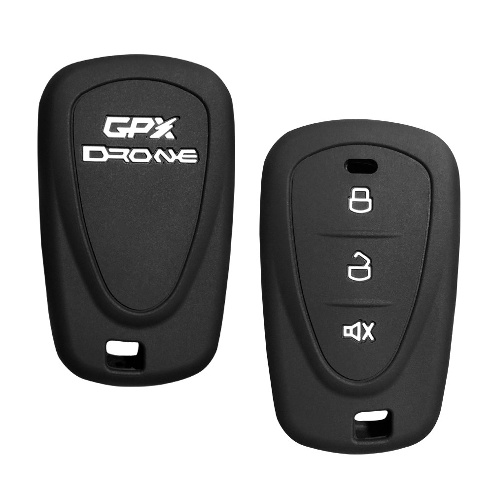 รถจักรยานยนต์ GPX DRONE 150 Tuscany ซิลิโคนฝาครอบโลโก้สําหรับ Sym Husky 150 JET X Key ผู้ถือ Shell F