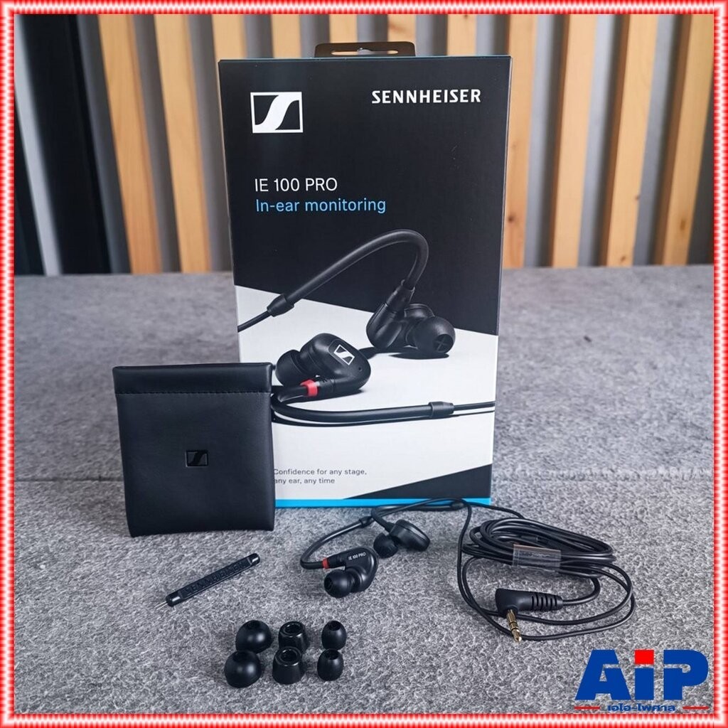 ฟรีค่าส่ง Sennheiser IE-100 PRO หูฟัง IN EAR สีดำ หูฟังอินเอียร์ Monitoring Headphones IE 100 IE100