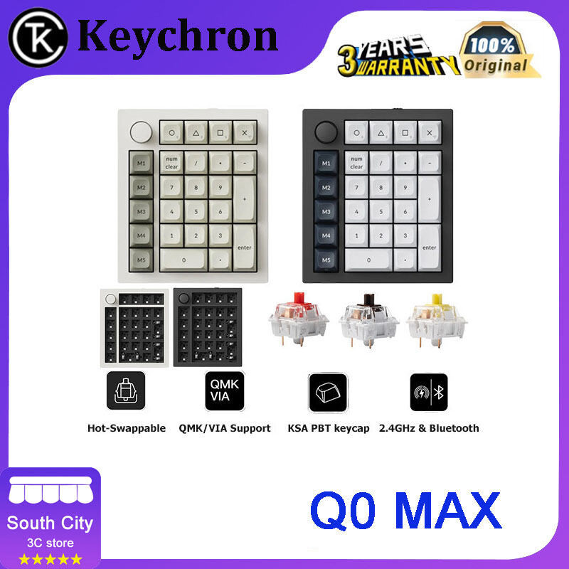 Keychron Q0 Max QMK คีย์บอร์ดตัวเลขแบบกําหนดเอง