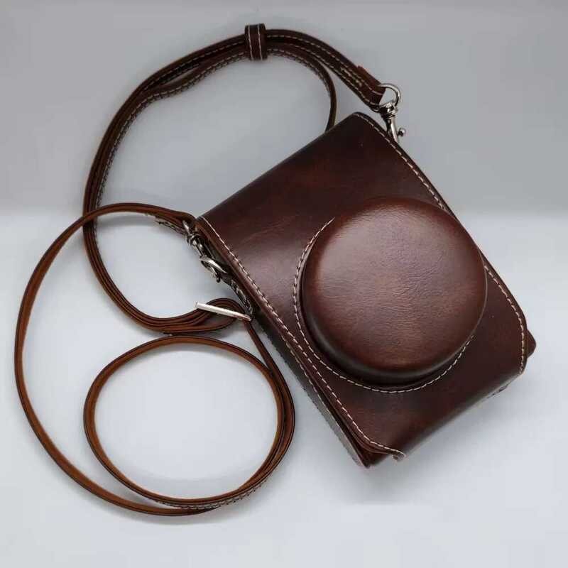 ▥ Retro PU กระเป๋าหนังสําหรับ Leica D-5 D-6 Lx7 Lx5 Lx3 Lx100 Lx100m2 กล้องป้องกัน D-