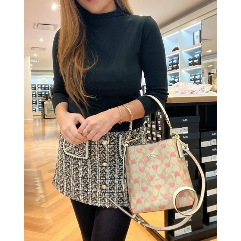 2024 ของแท้100%สินค้าพร้อมส่งCOACH MOLLIE BUCKET BAG 22 CA177/CA582/CB602/CC422/CF422/CK375/CP056