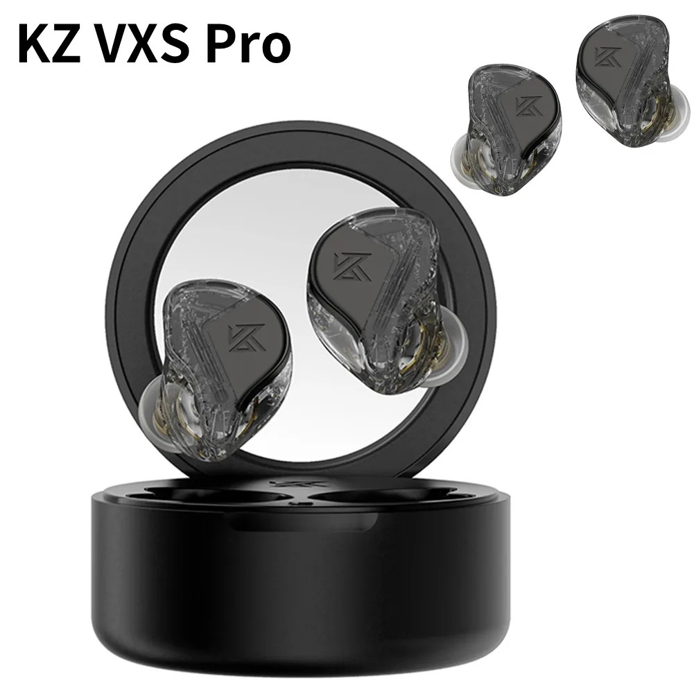 Kz VXS Pro TWS หูฟังบลูทูธ 5.3 ไร้สาย Hybrid HiFi เกมหูฟัง Touch Control Noise Cancelling กีฬาชุดหู