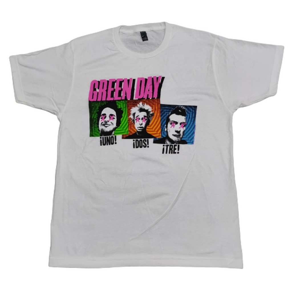 ♞,♘,♙เสื้อยืด  GREEN DAY ( uno- dos - tre ) 2012    .. JKX