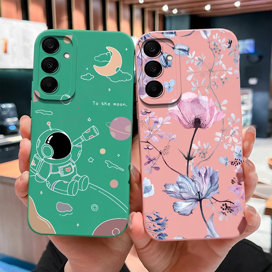 SAMSUNG เคสโทรศัพท์สําหรับSamsung Galaxy A25 5GนักบินอวกาศยอดนิยมปลอกLiquid Anti Dropป้องกันสําหรับS