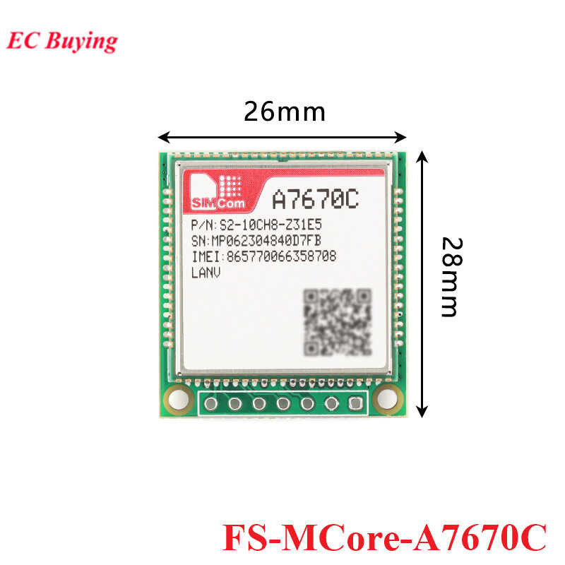 ❤ A7670c โมดูล 4G Cat.1 Core Development Board เต็ม Netcom LTE + GSM Stm32 Soutines F