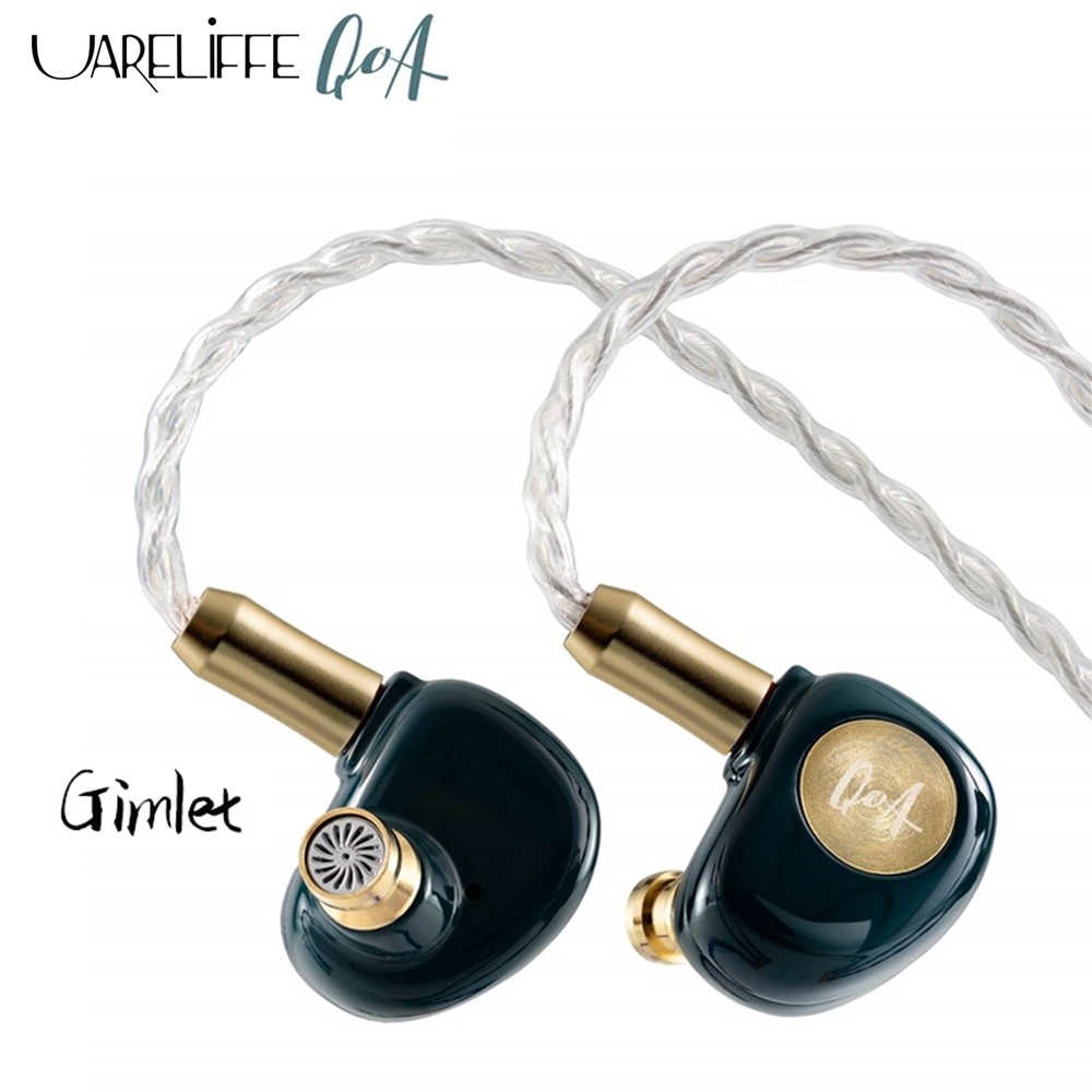 Uareliffe QOA Gimlet หูฟัง In-ear Monitor 10 มม.LCP ไดอะแฟรมแบบไดนามิกชุดหูฟัง HiFi Bass IEM เพลงหู