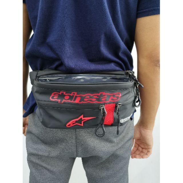 ในสต็อก Waterresistance Pouch Bag/Bag Lelaki Kalis Air Pouch กระเป๋าคาดเอว Beg Silang Porch Beg Rid