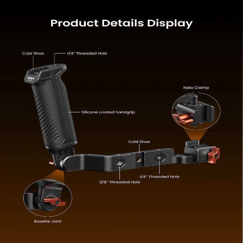▥ L-Bracket สําหรับ Hohem M6 M6kit Mt2 Mt2kit M7 Handle Grip Stabilizer ส่วนประกอบ