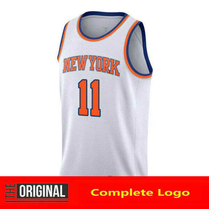 LY [กดร้อน] ผู้ชายใหม่เดิมบาสเกตบอลเสื้อ Jalen Brunson เสื้อ