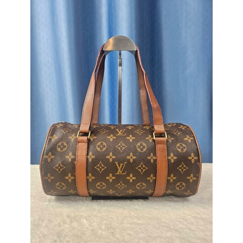 2024 กระเป๋าแบรนด์เนมมือสอง 1980s Monogram Papillon 30 handbag