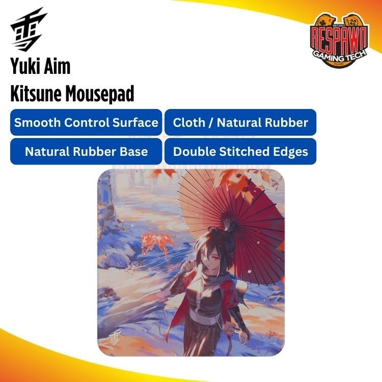 Yuki Aim Kitsune Mousepad