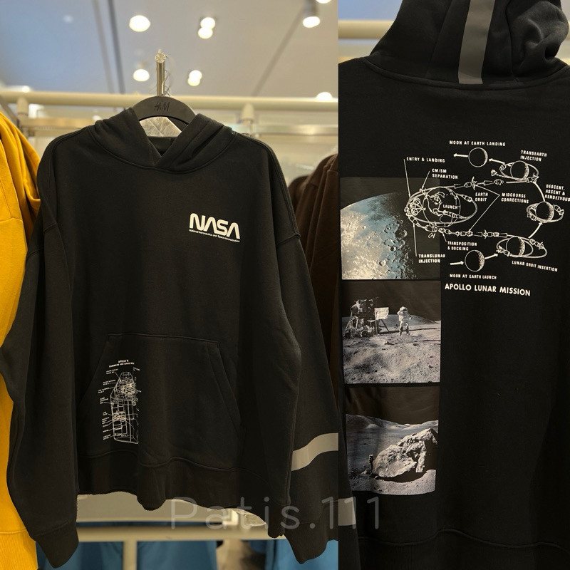 ♞,♘เสื้อ Hoodie nasa (ของแท้ ) | HDM vgh