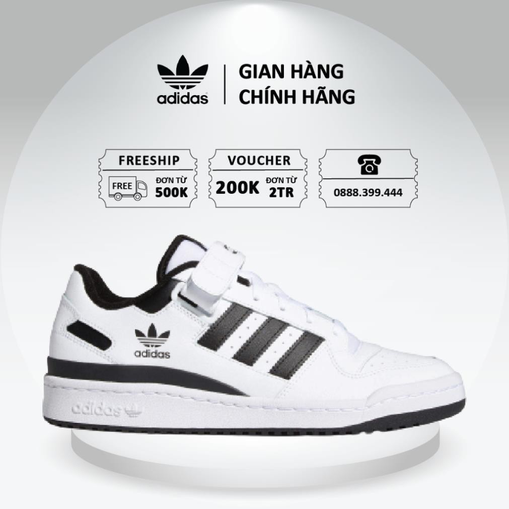 [ของแท้] รองเท้า Adidas Forum LowWhite Black FY7757