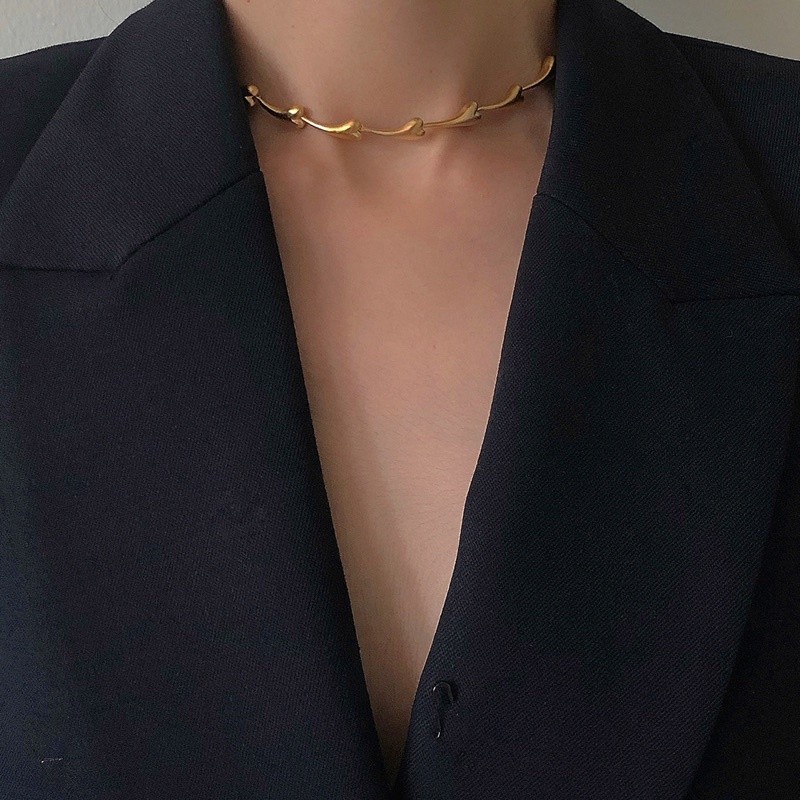 ♞,♘grumpy, สร้อยคอ รุ่น fond choker (สร้อยคอรูปหัวใจ) FXXC