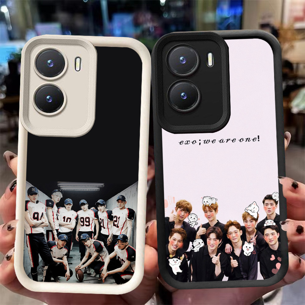 XI44 EXO Kpop สําหรับ VIVO Y33e IQOO Z9X 13 Z9 Y75 Y83 Y01 Z10 Y73 V17 5G สีดําสีขาว