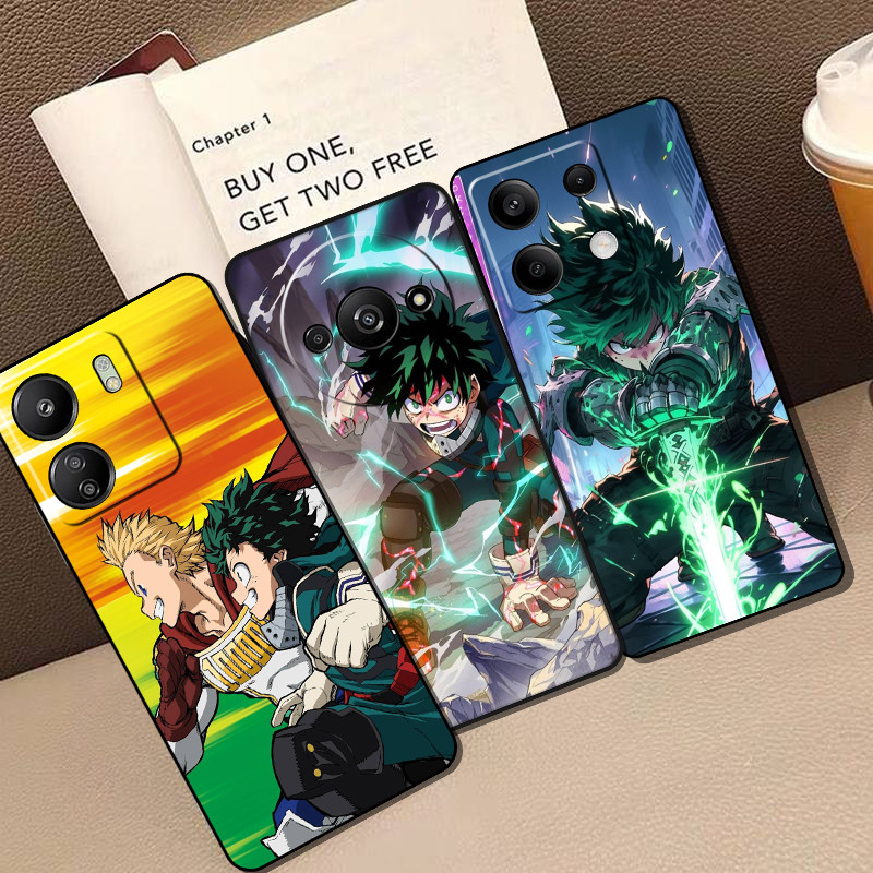สําหรับ Xiaomi Redmi หมายเหตุ 11 11S SE 11T 11E 12R 12S 12 13 Pro Plus My Hero Academia แฟชั่นเคสโทร