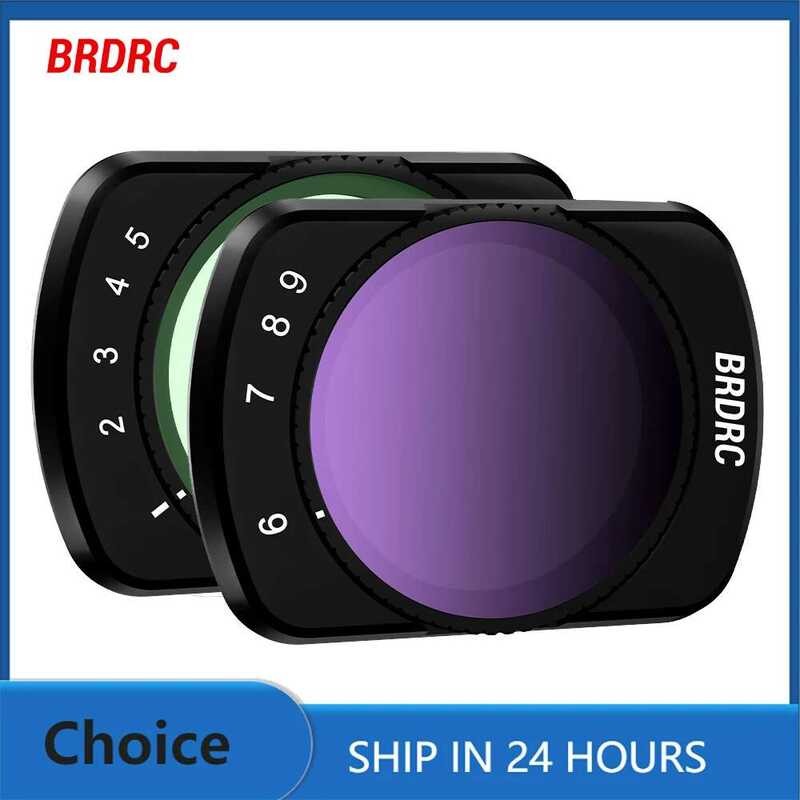 ❃ BRDRC กระเป๋า VND ตัวกรองชุดสําหรับ DJI Osmo Pocket 3 ปรับแ่เหล็ก Vnd2-32/Vnd64-512 เลนส์ือถื ❃