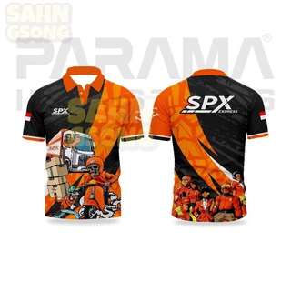 Parama INDUSTRAIES PREMIUM JERSEY ZIPPER ANTI GERAH || Kurir PAKET SHOPEE SPX EXPRESS || คนขับผู้หญิง