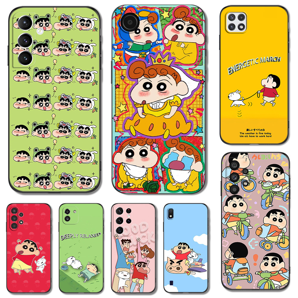 เคสชินจัง Samsung Galaxy A23 / A23 Lite 4G / A33 A53 A73 M34 5G Case ชินจัง เคสซิลิโคน เคสน่ารัก Sam