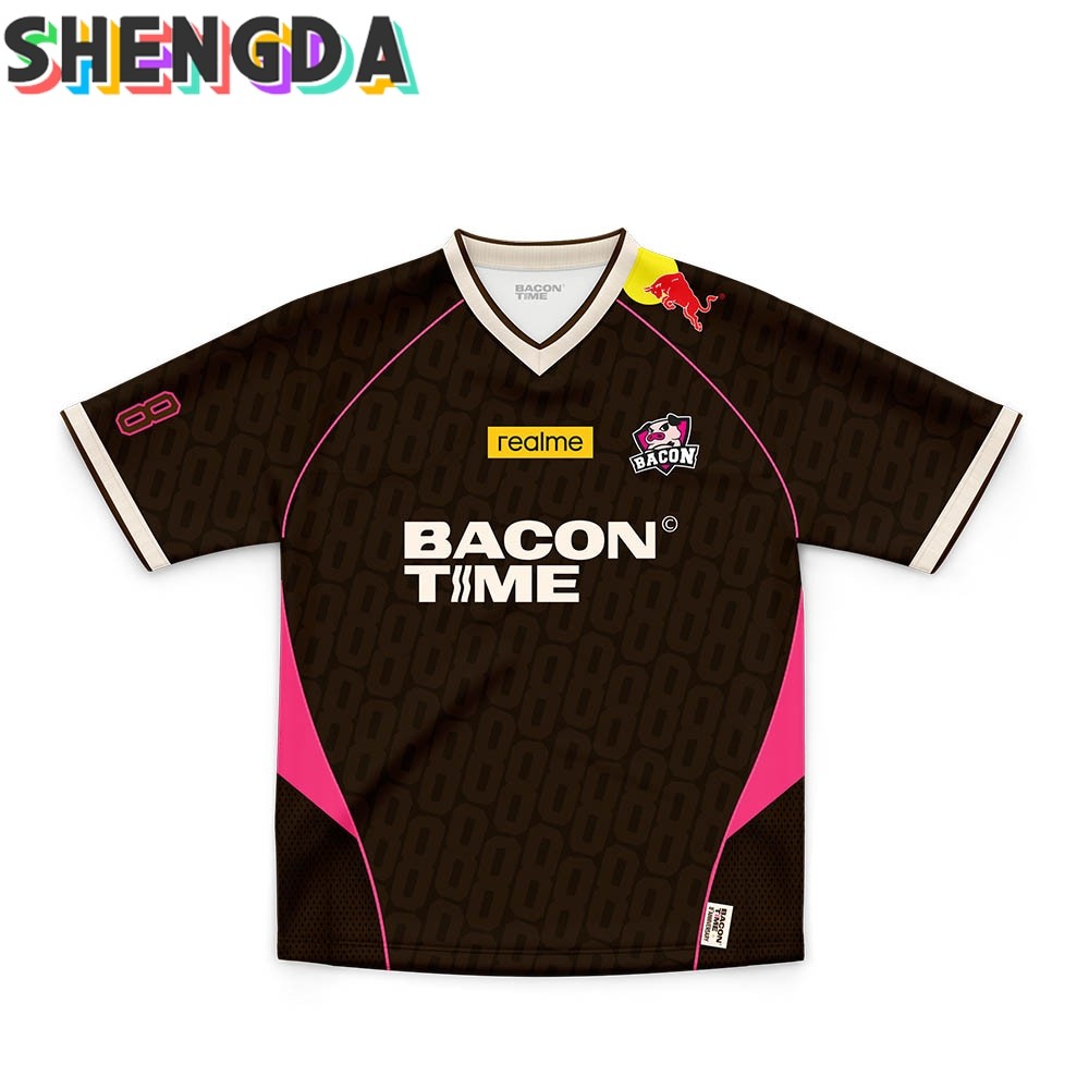 เสื้อ เบคอน เวลา 2025 ฤดูร้อน เบคอน เวลา เสื้อกีฬา แขนสั้น